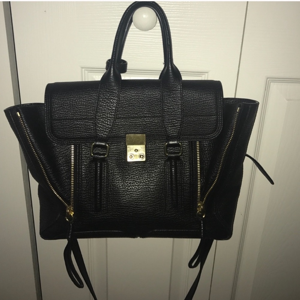 3.1 Phillip Lim Medium Pashli Satchel Black